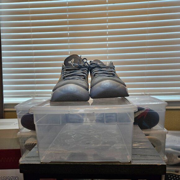 Nike Kobe A.D. Mid Grey Snake Men's Size 11.5 RARE - Picture 2 of 6